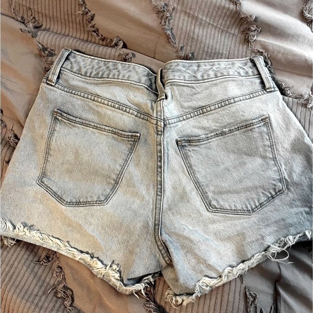 Light Wash Jean Shorts